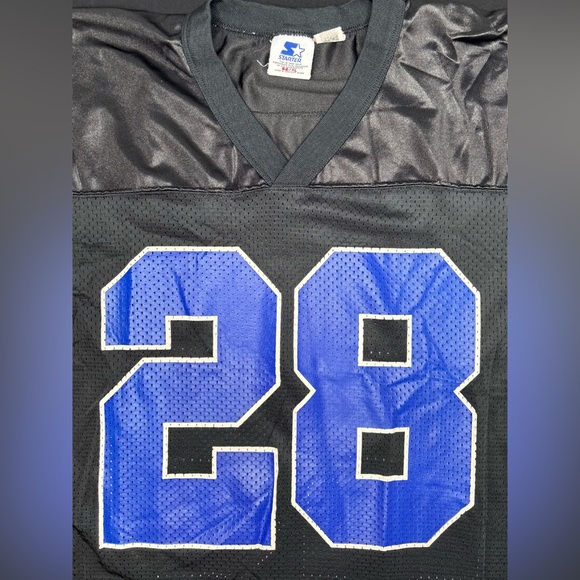 Rare Indianapolis Colts Jersey Mens 52 XL Black Starter Marshall Faulk  vintage - Picture 4 of 5
